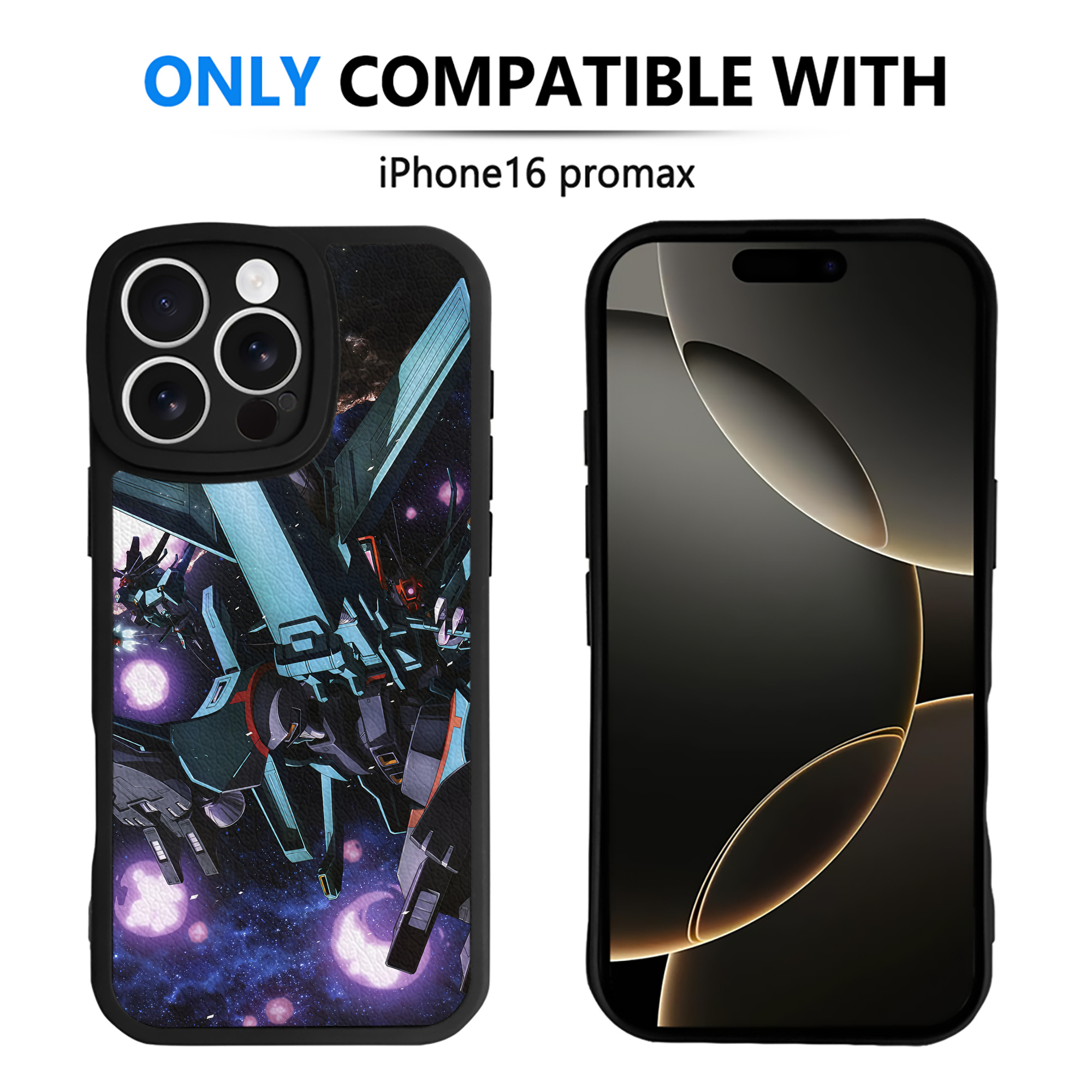 （画像用） 機動戦士ガンダム Mobile Suit Gundam 【iPhone 16シリーズ対応】シリコンスマホケース（レザー調） 材質：シリコン